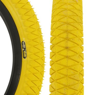 Qu-Ax Freestyle Tyre 16" x 1.75" - Yellow