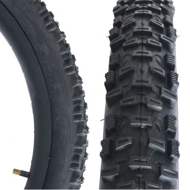 Unicycle Tyre 24" x 1.75" - Black
