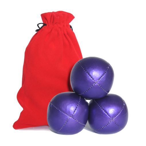Juggling Ball Set - Shiny Superior Purple (120g)
