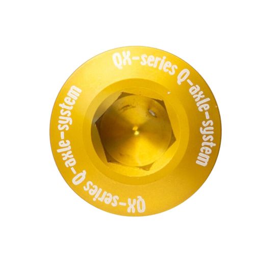 Q-Axle Adjustment Cap M20x1.0 - Gold (single)