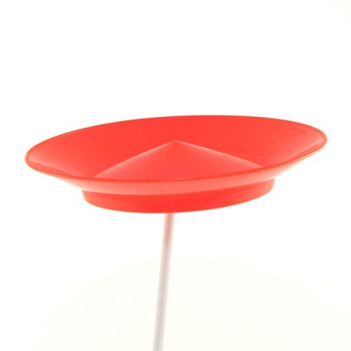 Juggle Dream Spinning Plate - Red (with stick)