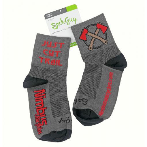 Nimbus Hatchet Socks - Small / Medium (Grey)