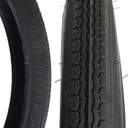 Qu-Ax Freestyle Tyre 18" x  1.75" - Black