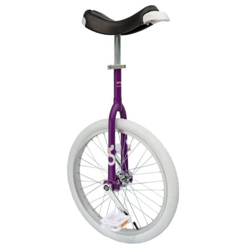 20" OnlyOne Learner Unicycle - Purple/Fuchsia