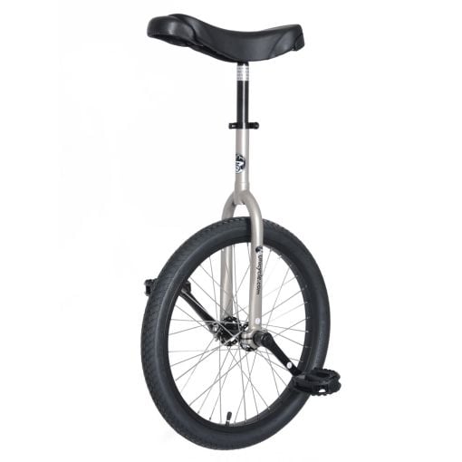 20" Adult Trainer Unicycle - Silver
