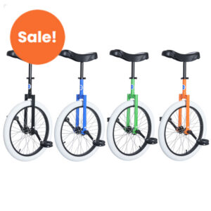 20" Club Freestyle Unicycle with White Tyre