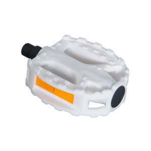Round Plastic Pedals - White