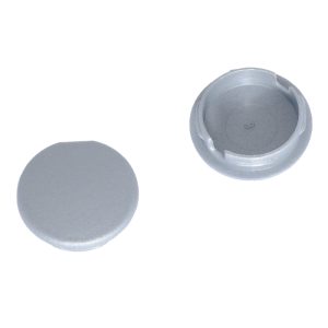 Crank Caps Grey (pair)