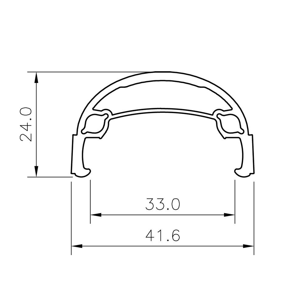 32" dominator rim