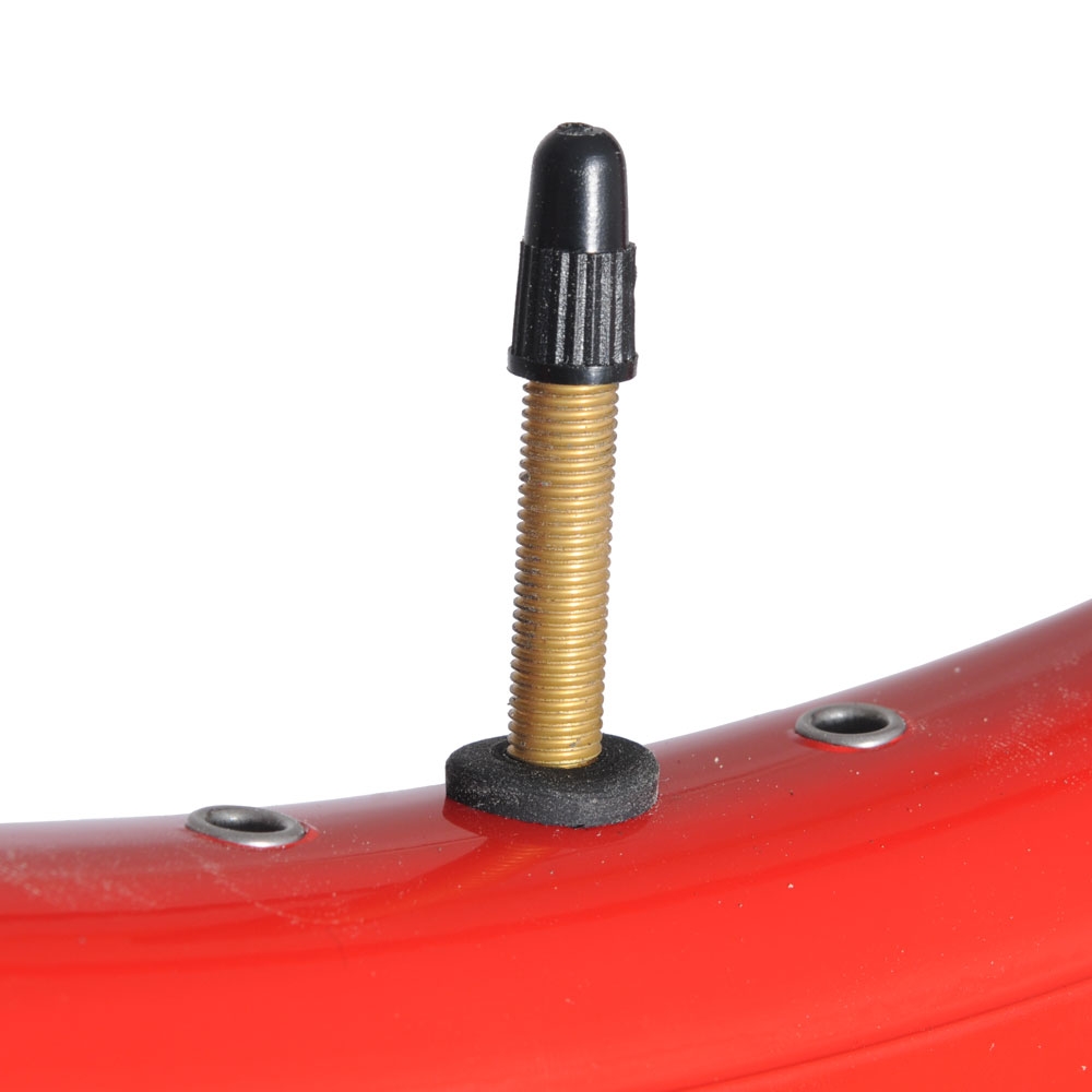 Bike Tire Valve Presta Tube On Schrader Rim Rim Valve Hole Grommet