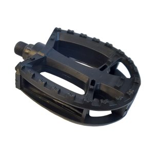 Round Plastic Pedals - Black