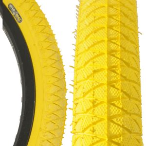 Qu-Ax Freestyle 20" x 1.95" Tyre - Yellow