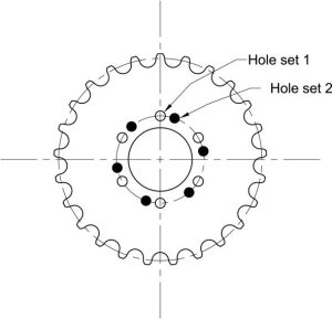 unicycle chain sprocket