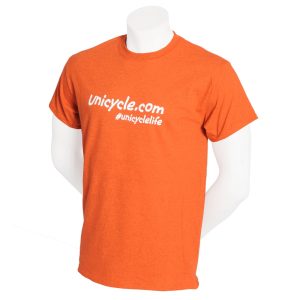 Unicycle.com T-shirt - Orange