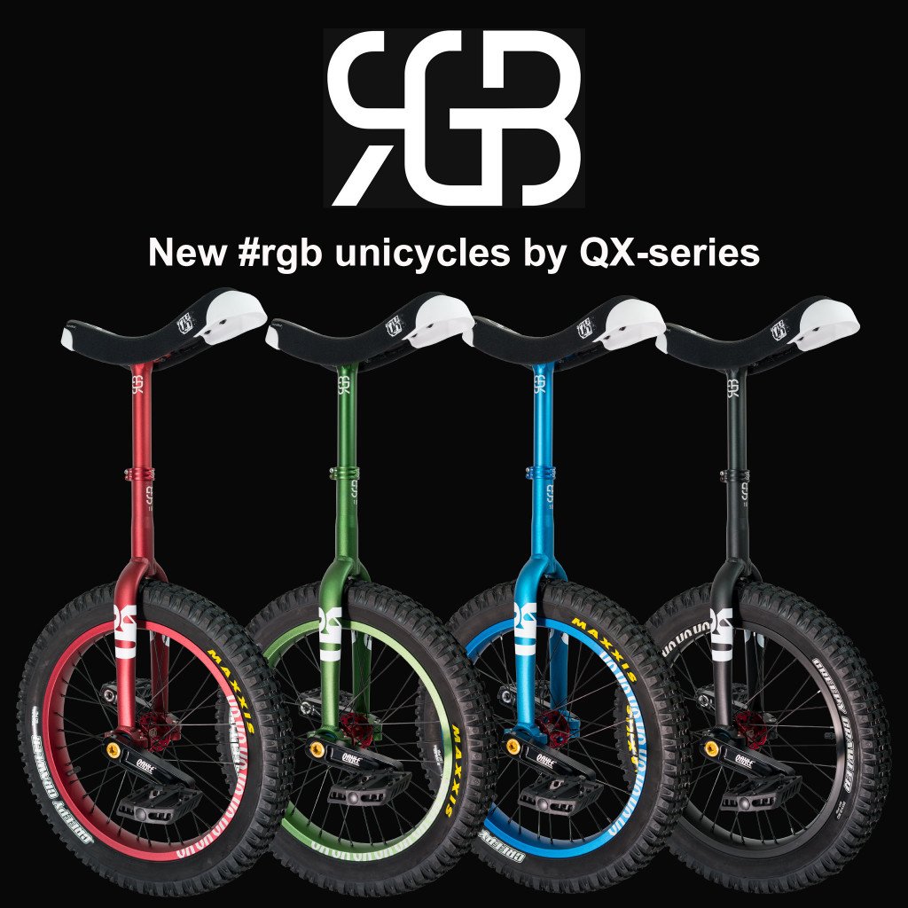 Unicycel Image New QX #rgb Unicycles by Qu-Ax | Unicycle.com (UK)