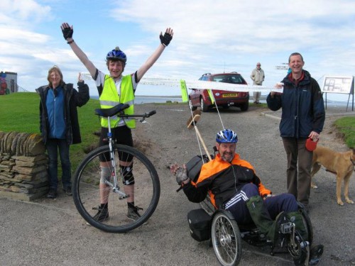Joe finishes LEJOG