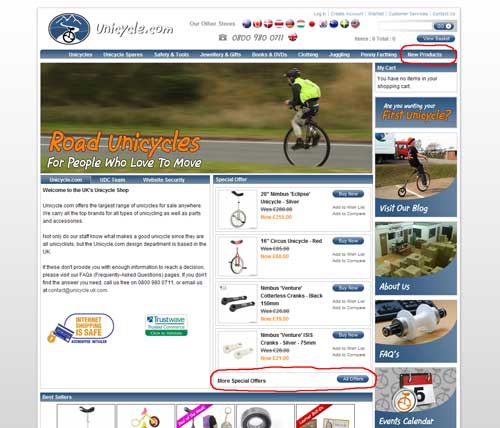 Website updates