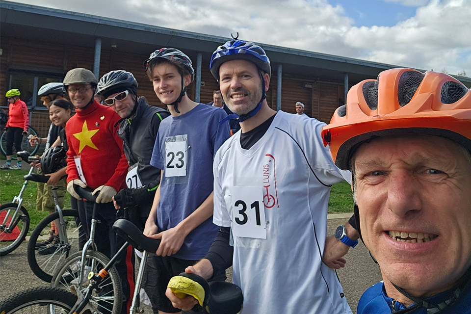 Hillingdon unicycle race